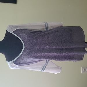 Baseball style plus size Tshirt